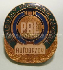 Zasloužilý pracovník závodu PAL autobrzdy