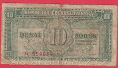 10 Kčs 1950 Ic