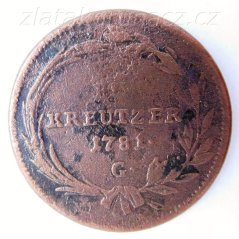 1 Krejcar 1781 G
