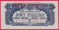 5 korun 1944 AB
