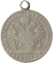 20 krejcar 1833 C