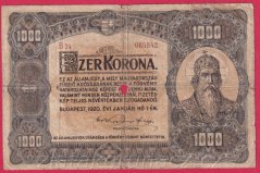 Maďarsko - 1000 Korona 1920