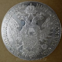 1 tolar konvenční 1824 B