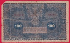 Polsko - 100 Marek 1919 - Série II., 1 písmeno