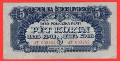 5 korun 1944 AT