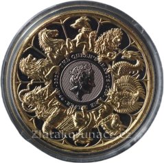 Anglie - 5 pounds 2021 - 2 Oz Queens Beasts Completer