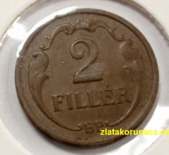 Maďarsko - 2 fillér 1936 BP