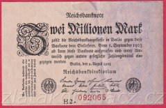 Německo - 2 000 000 mark 9.8.1923 - série H 2
