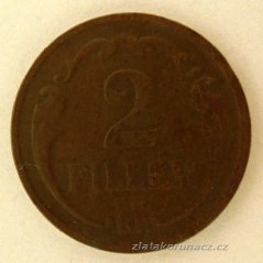 Maďarsko - 2 fillér 1929 BP