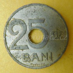 Rumunsko - 25 bani 1921