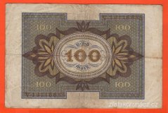 Německo - 100 Mark 1.11.1920 - série V-Q