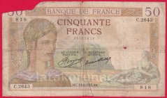 Francie - 50 Francs 1935