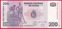Kongo - 200 Francs 2007