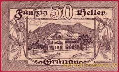 Grünau - 50 haléřů - 1920