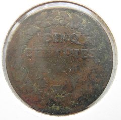 Francie - 5 centimes Lan W