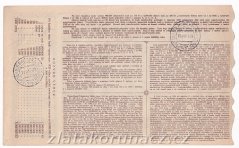 Los - 100 Kč - Státní prémiový los B - r.1921