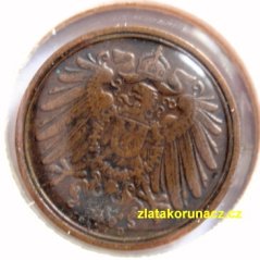 Německo - 1 Reich Pfennig 1908 D