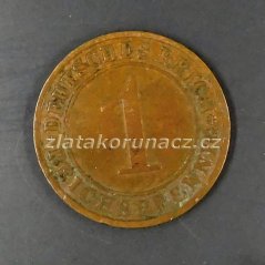 Německo - 1 Reichspfennig 1936 F
