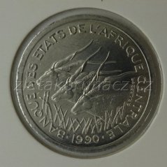 Afrika - Centrální - 1 franc 1990