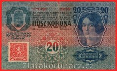 20 K 2.1.1913 kolkovaná I. vydání -č.2209
