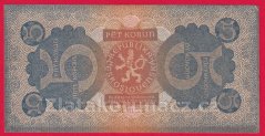 5 korun 1921, série 3