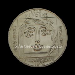1970 - 25Kčs - 50.výr.SND - Standart
