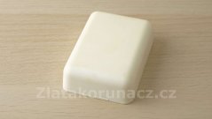 Krabička na vyznamenání - bílá nažloutlá