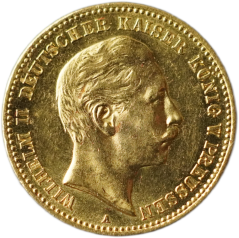 Zlatá mince - Německo - Prusko - 10 Marka 1904 A