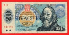 Československo - 20 korún - 1988 E 17