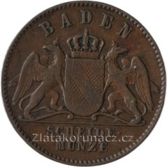 Baden - 1 Krejcar 1863