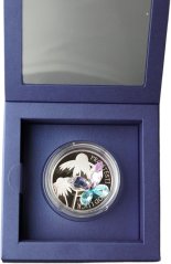 Niue - 2 dollars 2019 - Stříbrná mince Crystal Coin - Pro štěstí aqua bohemica proof