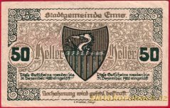 Enže - 50 haléřů - 1920