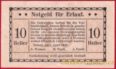 Erlauf - 10 haléřů - 1920