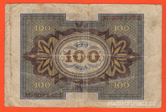 Německo - 100 Mark 1.11.1920 - série M-D