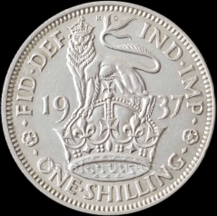 Anglie - 1 shilling 1937