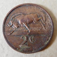 Afrika jižní (Jihoafrická rep.) - 2 cent 1977