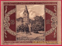 Spitz an der Donau - 25 haléřů - 1920 - 3. vydání