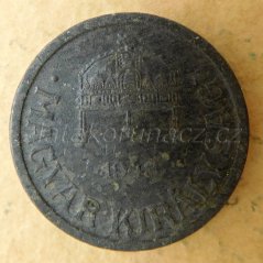 Maďarsko - 2 fillér 1943 BP