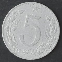 5 haléř 1955