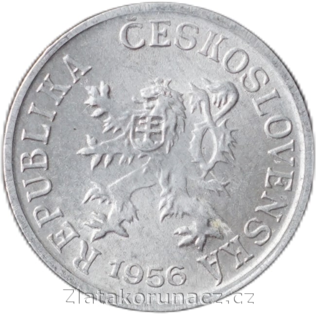 1 haléř 1956