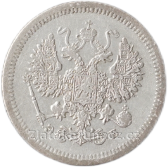 Rusko - 10 kopějka 1907 EB (ЭБ)