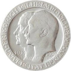 Německo - Prusko - 3 marka 1910 - Univerzita Berlin