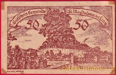 St. Magdalena - 50 haléřů - 1920