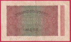 Německo - 20.000 mark 20.2.1923 - série U-VL