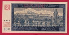 100 korun 1940 - I. vydání A 19- NEPLATNÉ