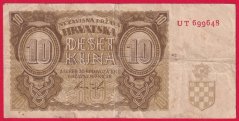 Chorvatsko - 10 Kuna 1941