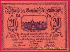 Petzenkirchen - 20 haléřů - 1920