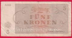 5 K - Terezínská poukázka A 016