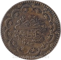 Turecko - 5 kurush 1293/32 - Abdul Hamid II.