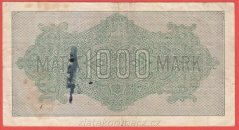 Německo - 1000 mark 15.9.1922 - série T-KH